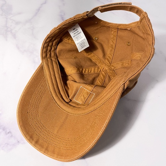 Carhartt Kids Tan Baseball Hat Cap Adjustable One Size fits Most - Picture 9 of 10